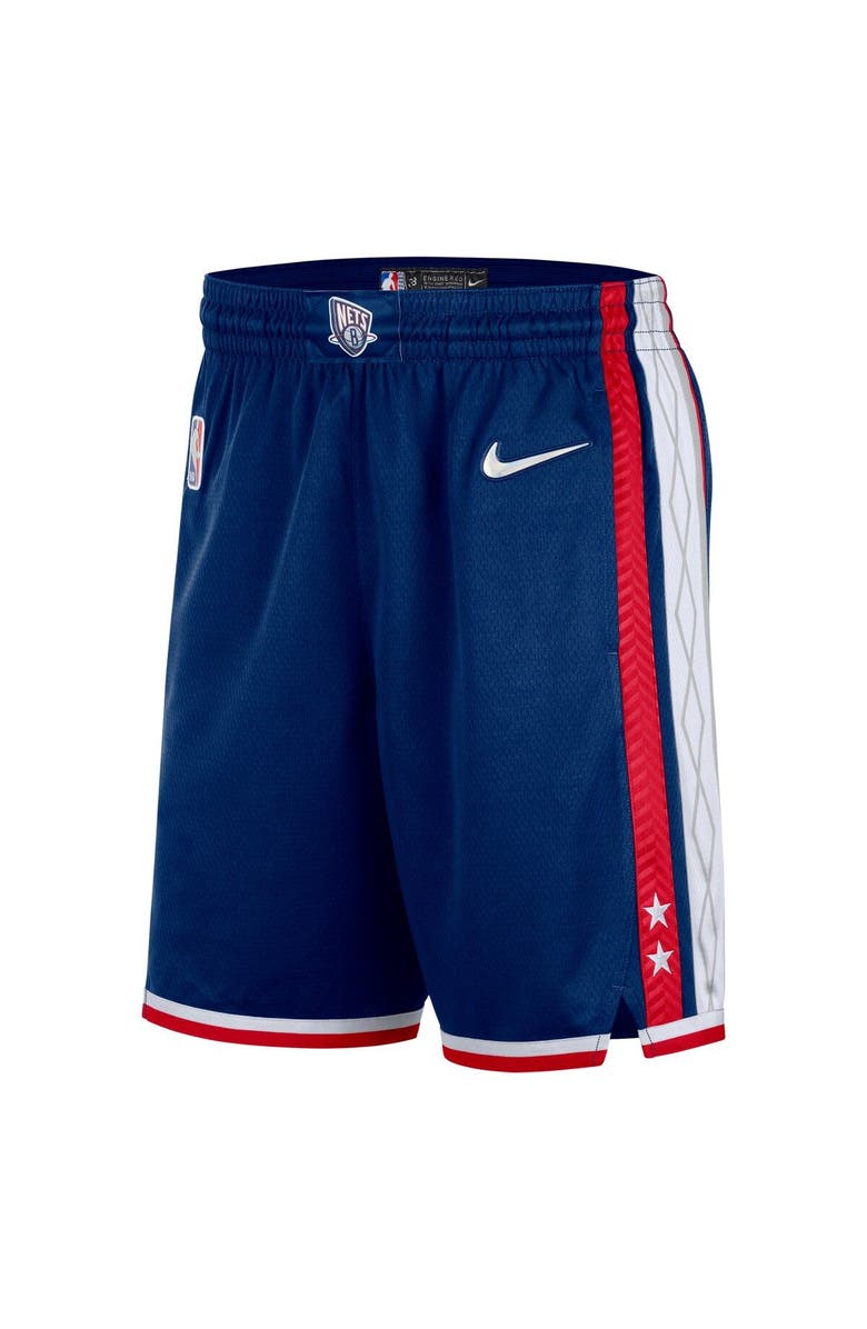 Nike Men's Nike Navy Brooklyn Nets 2021/22 City Edition Swingman Shorts, Alternate, color, 