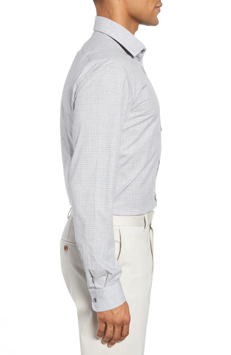John Varvatos Star USA Slim Fit Check Dress Shirt, Alternate, color,