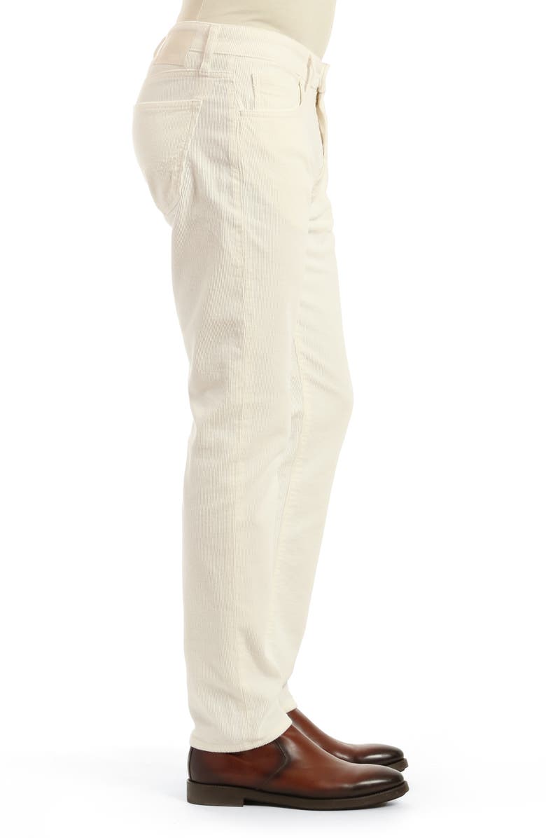 Mavi Jeans Marcus Slim Straight Leg Corduroy Pants, Alternate, color, Off White Cord