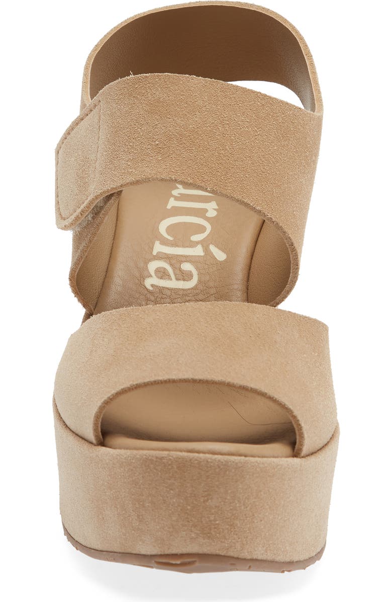 Pedro Garcia Helen Platform Wedge Sandal, Alternate, color, Dijon Castoro