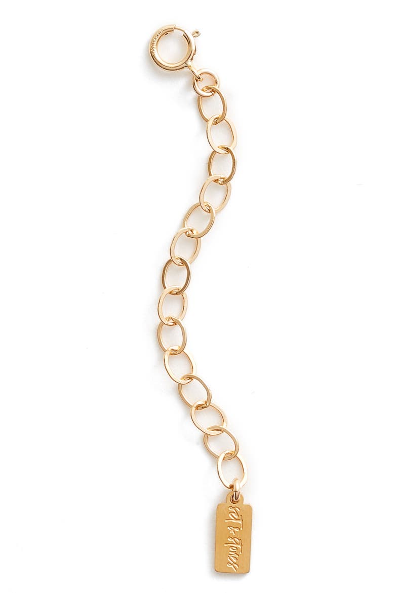 Extender Chain, Main, color, GOLD 2 IN