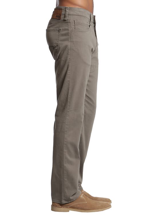 Mavi Jeans Zach Twill Straight Leg Pants In Dusty Olive Twill