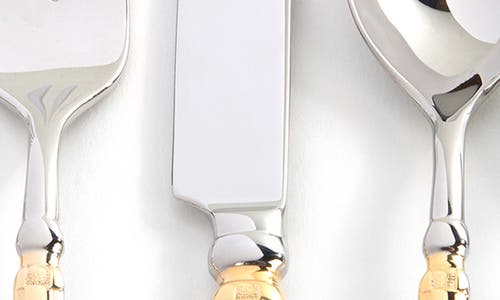 Mackenzie-childs Mackenzie Childs Golden Check 5-piece Flatware