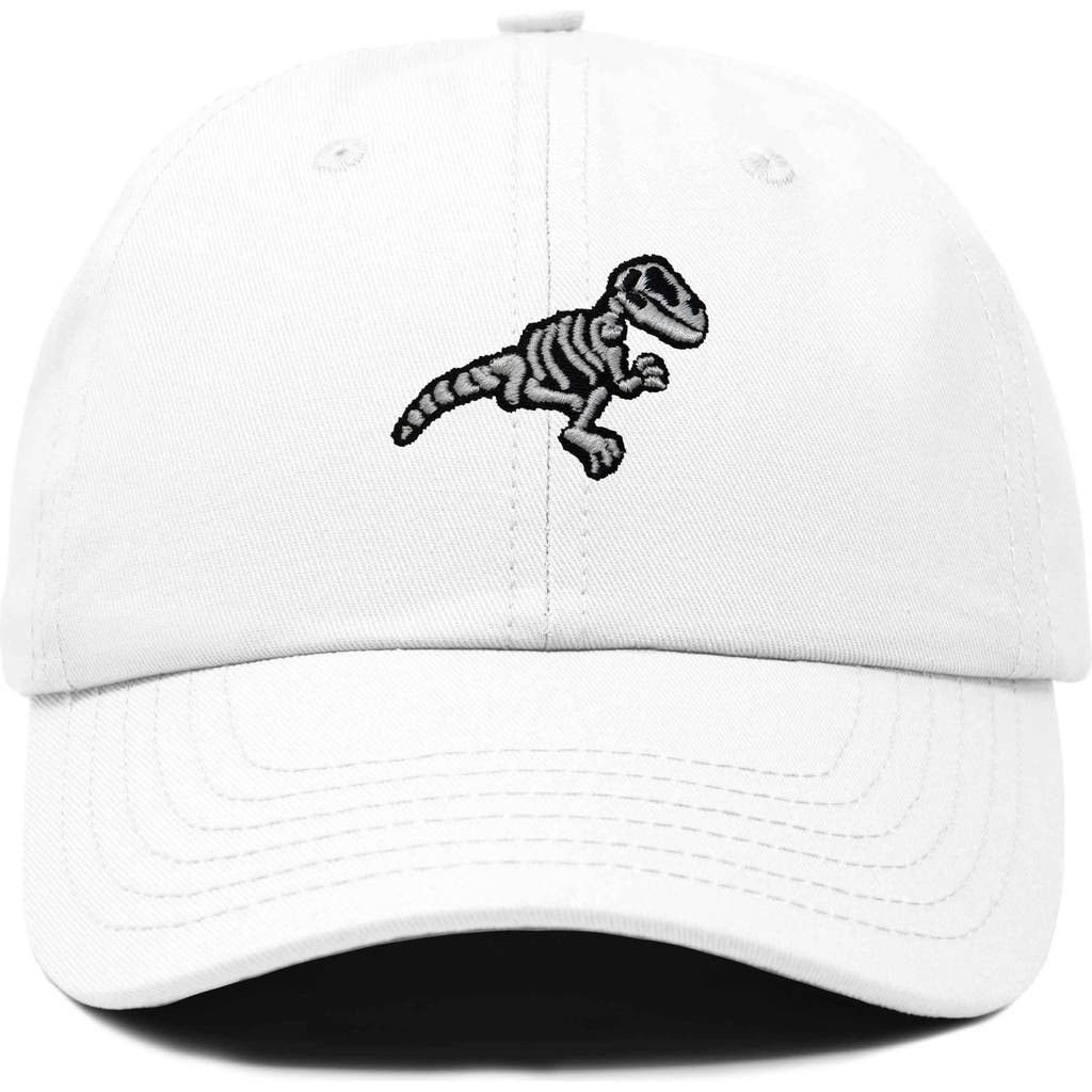 Dalix Fossil Embroidered Outdoor Hat In White