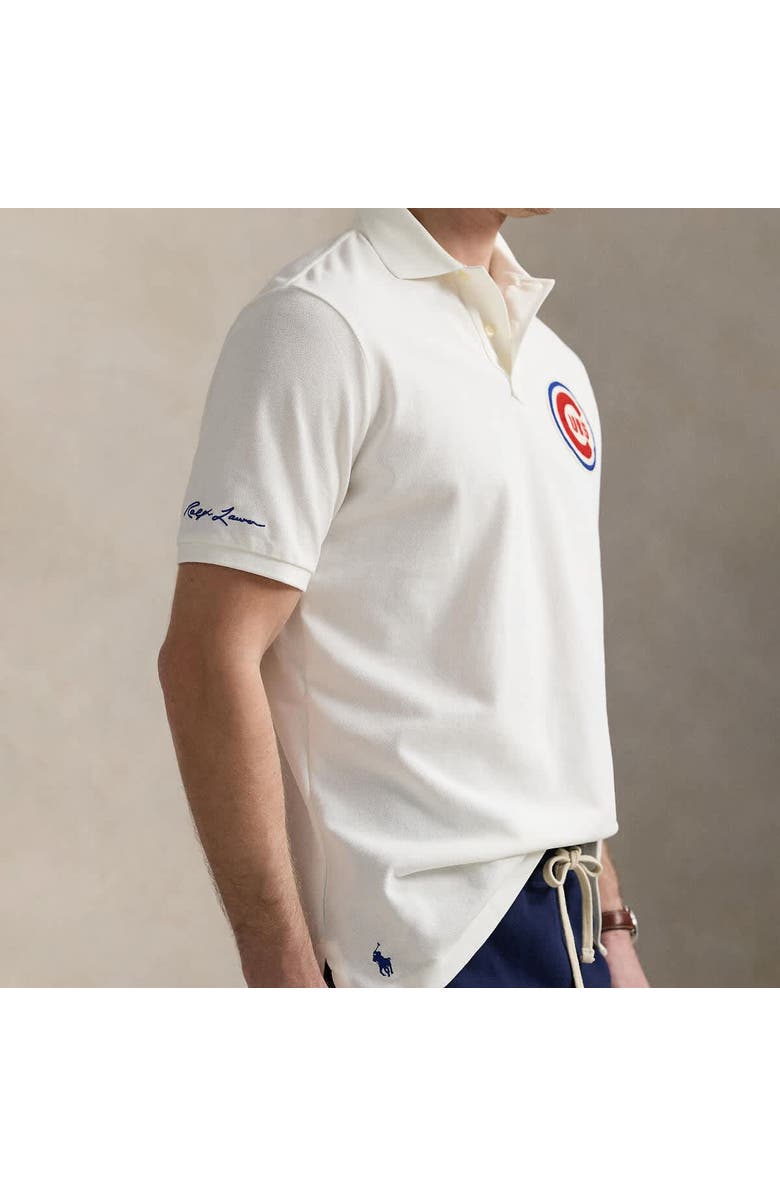 Polo Ralph Lauren White Cubs Polo Shirt, Alternate, color,