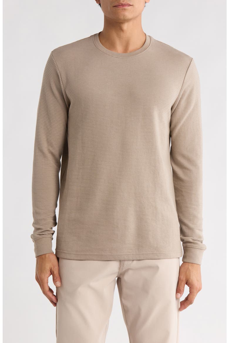Fallen Rock Textured Crewneck Sweatshirt, Main, color, FALLEN ROCK