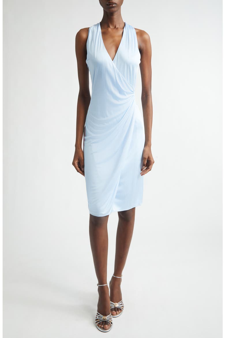 Medusa '95 Liquid Jersey Dress, Main, color, PASTEL BLUE
