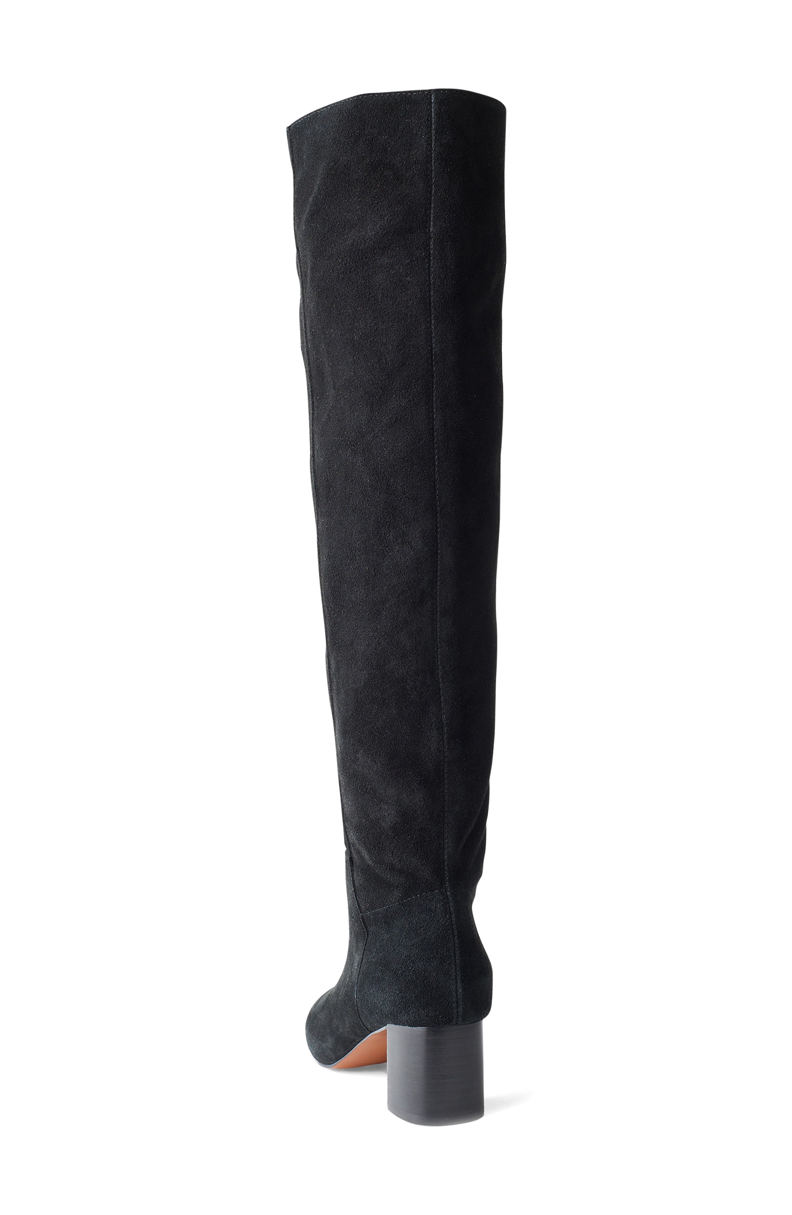 Sylvia Slouch Tall Boot, Alternate, color, TRUE BLACK