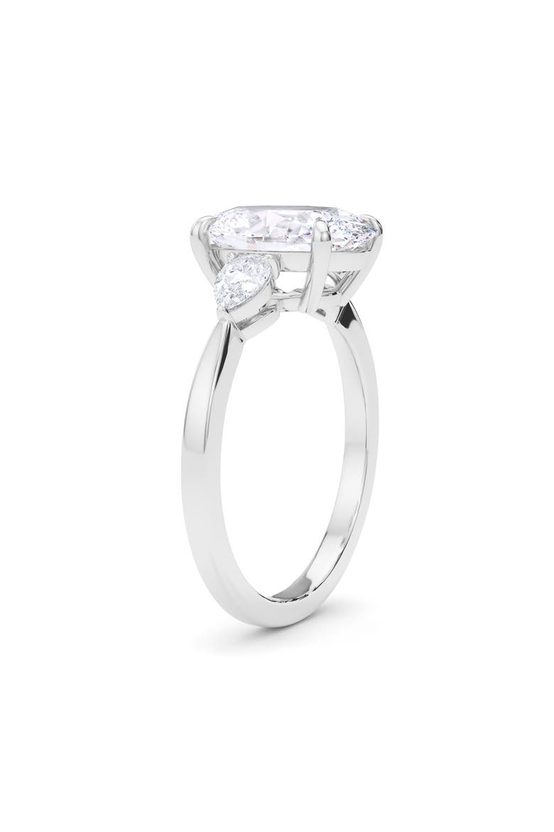 Oval & Pear Cut Lab Grown Diamond Ring, Alternate, color, 2.50 CTW 18K WHITE GOLD