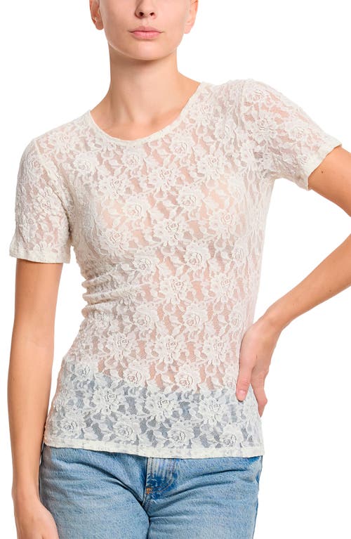 Hanky Panky Signature Short Sleeve Lace Top