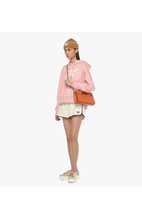 Mcm Diamond Tote In Cognac