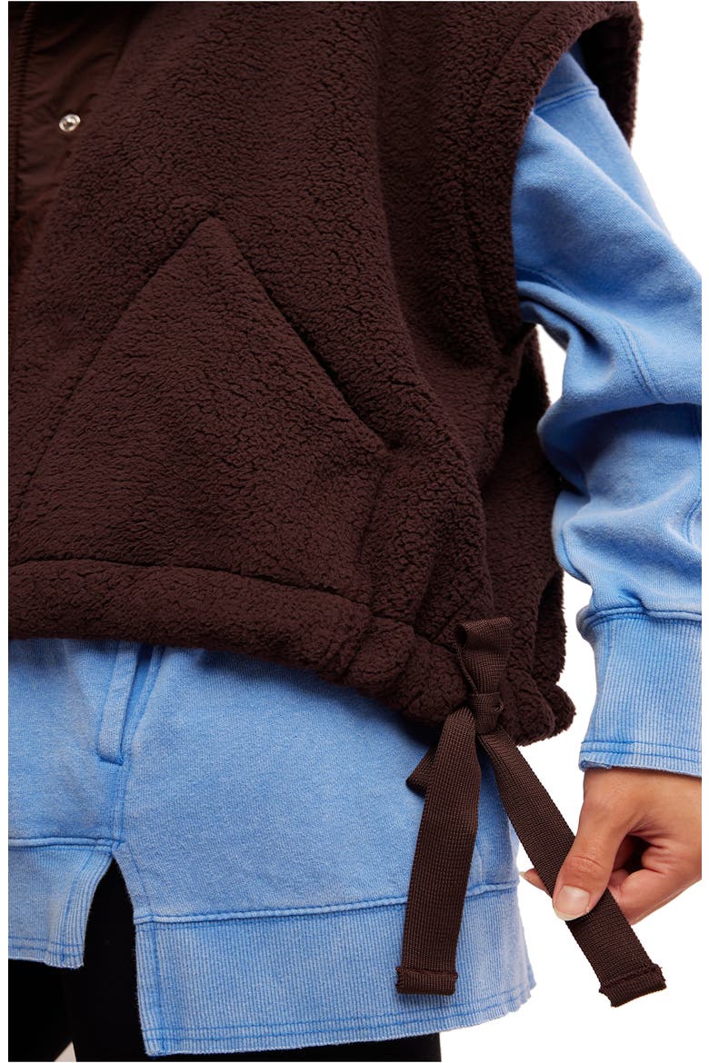 FP Movement Scout It Out Fleece Vest, Alternate, color, DARK ESPRESSO