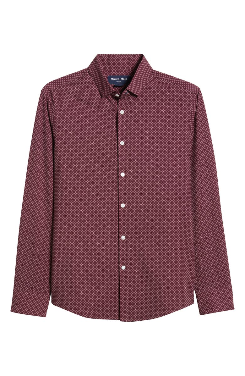 Mizzen+Main Leeward No Tuck Dress Shirt, Main, color, 