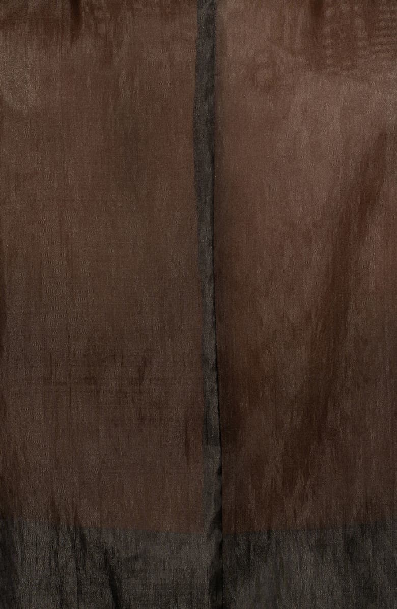 JLUXLABEL Lia Sheer Button-Up Shirtdress, Alternate, color,