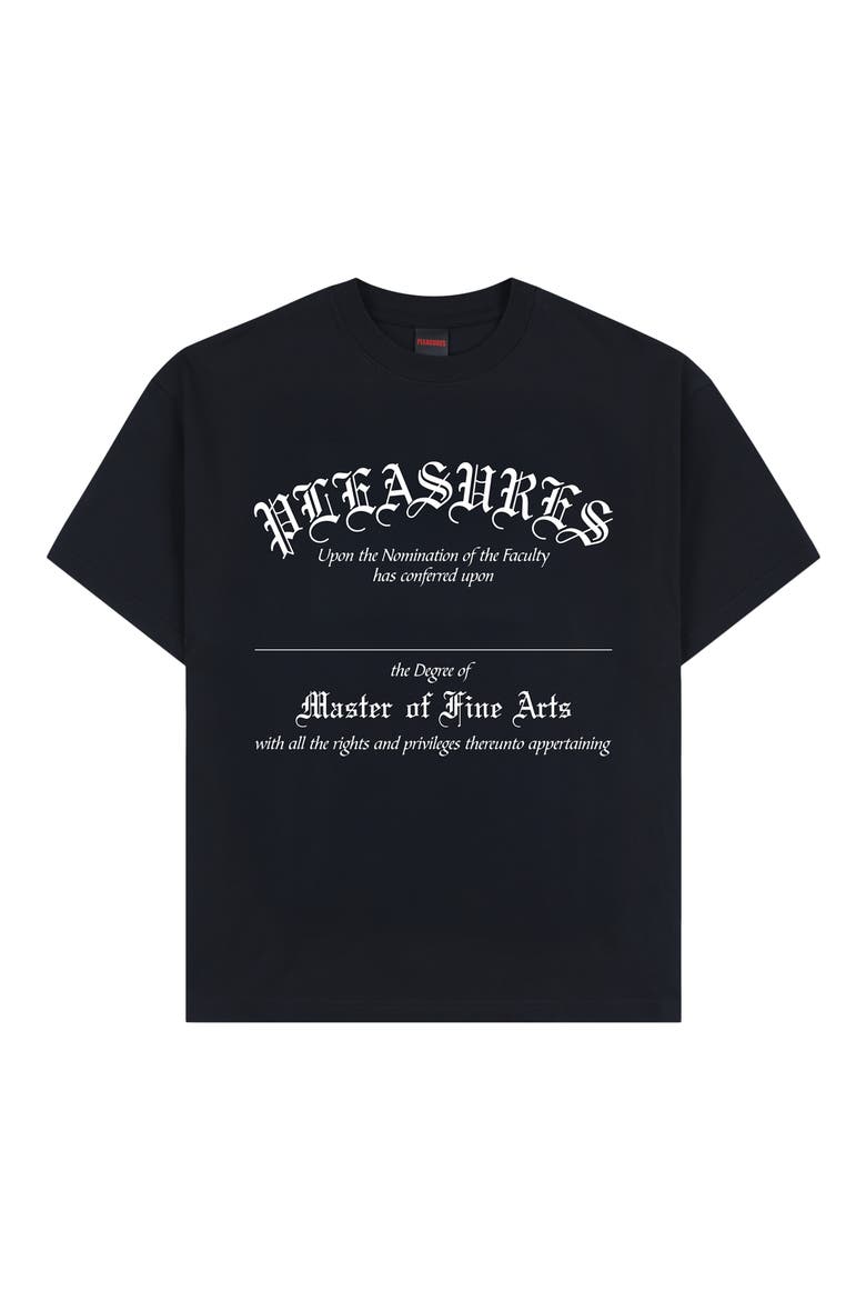 Degree Cotton Graphic T-Shirt, Alternate, color, BLACK