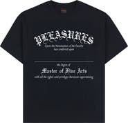 PLEASURES Degree Cotton Graphic T-Shirt