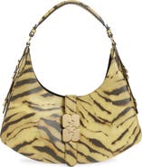 Ganni Small Kat Zebra Print Shoulder Bag