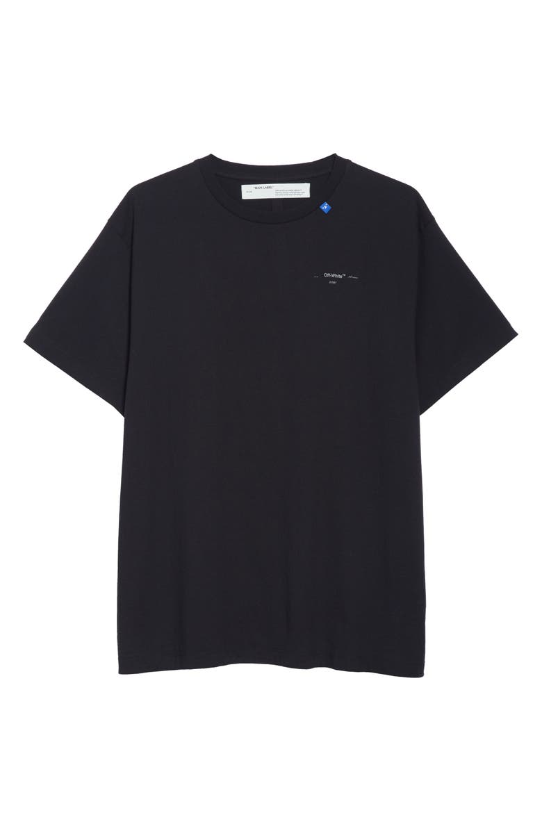 Off-White Unfinished Logo T-Shirt, Alternate, color, 