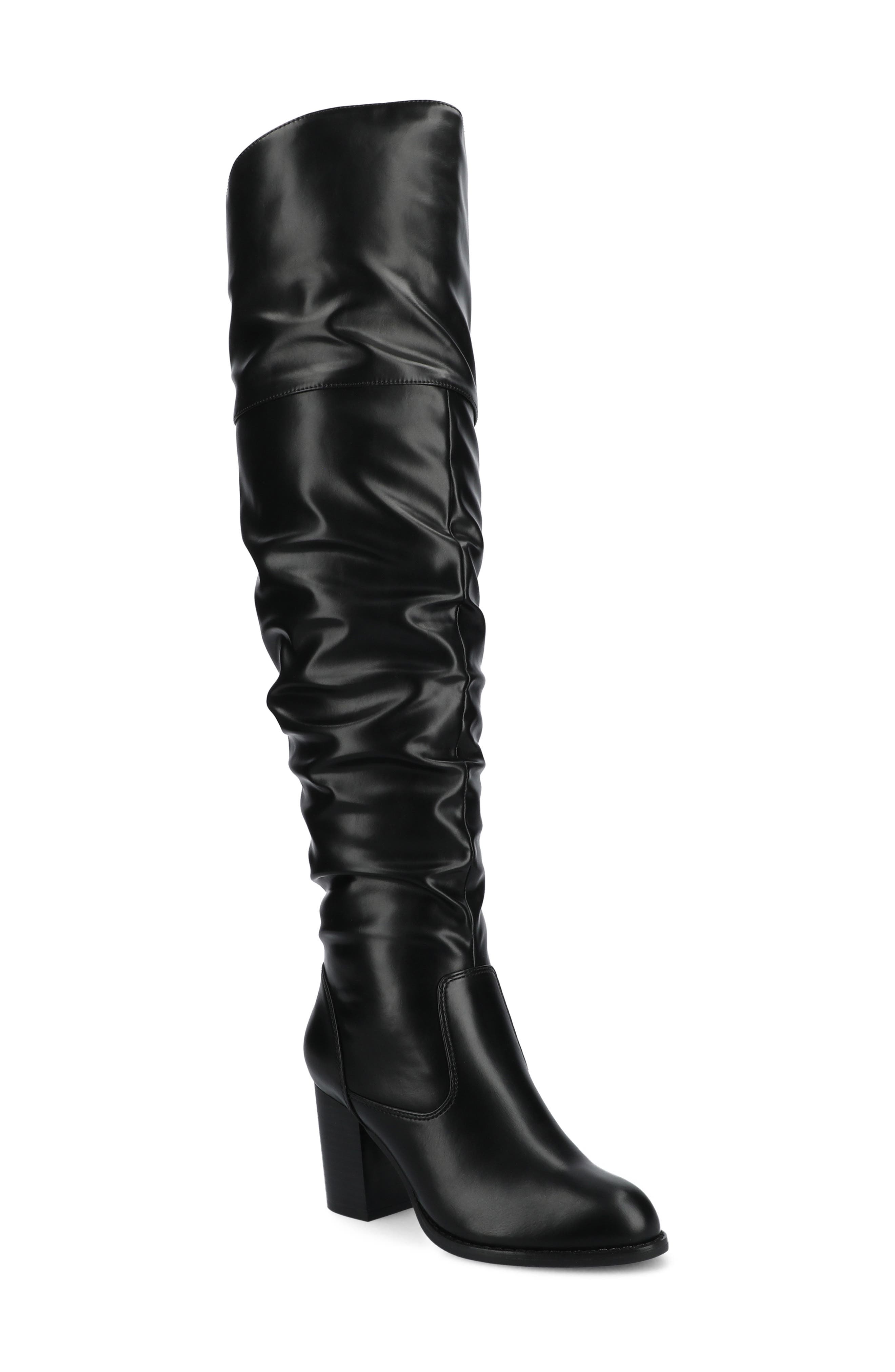 Journee Collection JOURNEE Kaison Ruched Tall Boot - Extra Wide Calf