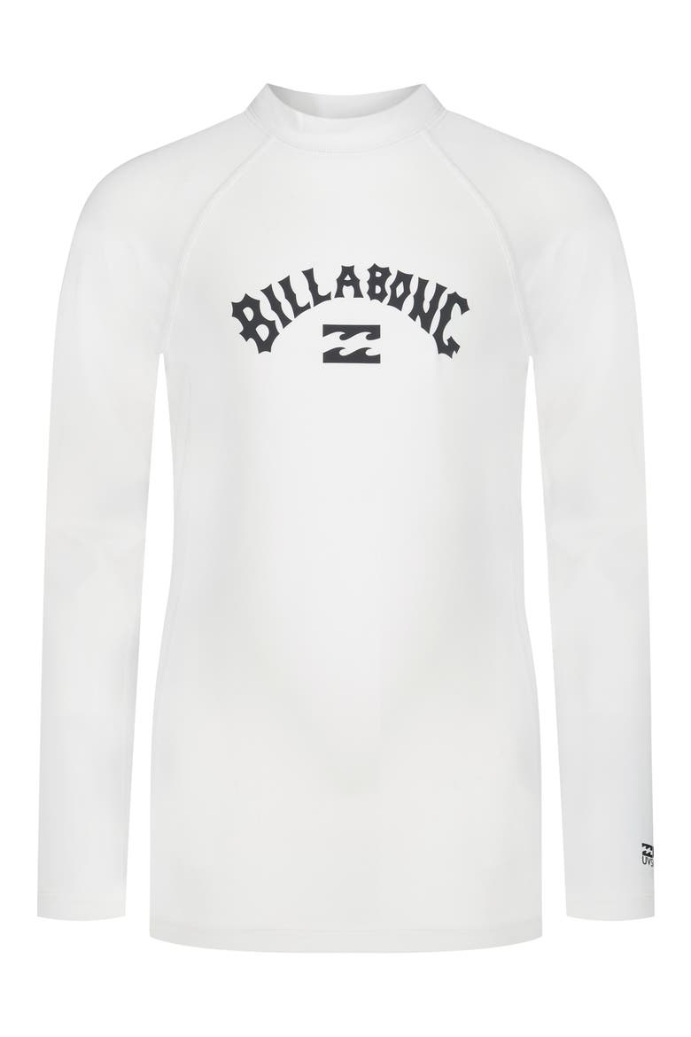 Kids' Arch Performance Long Sleeve Rashguard, Main, color, FOG GRAY