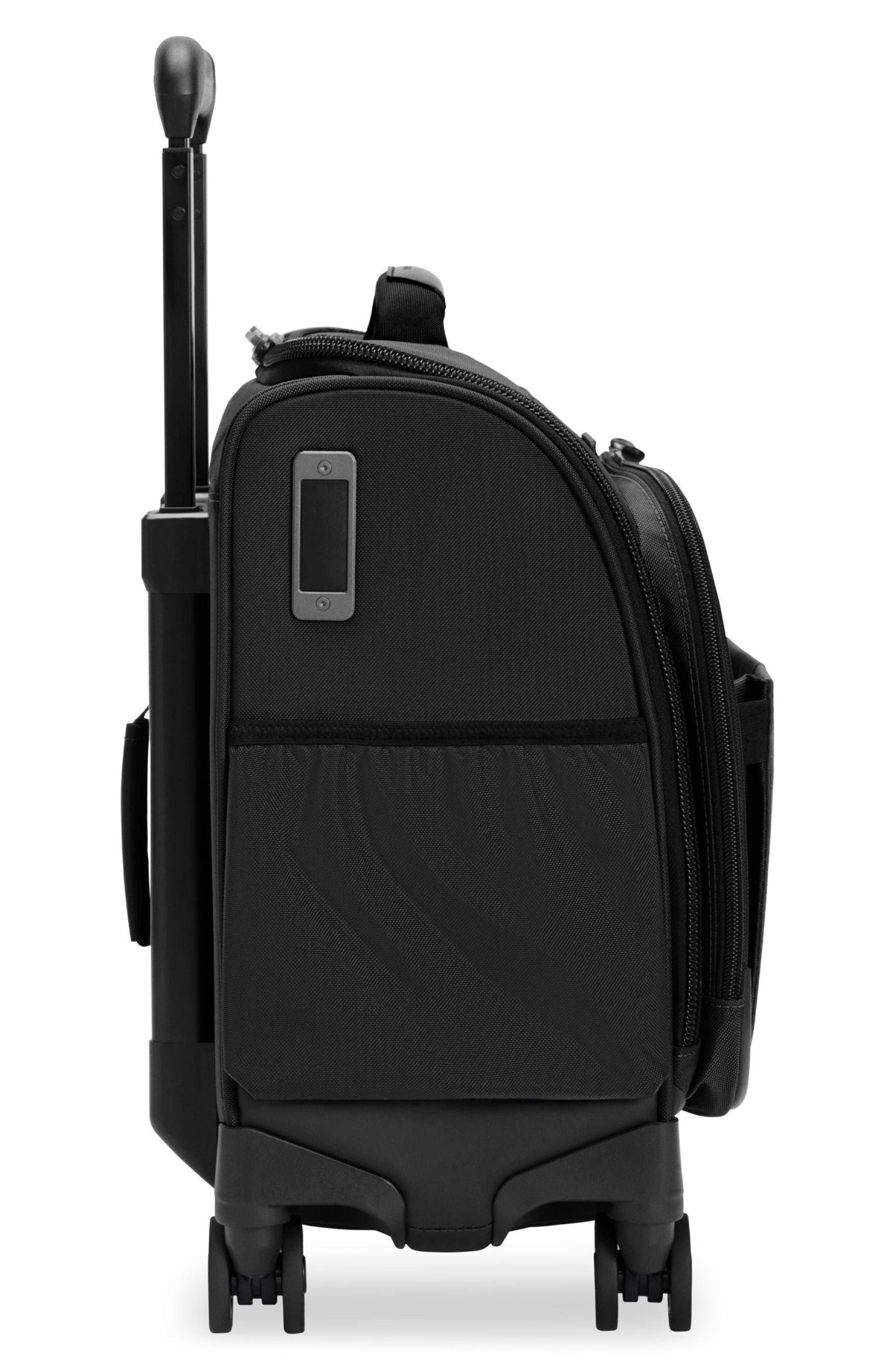 Briggs & Riley ZDX Cabin Spinner Suitcase, Alternate, color, Black