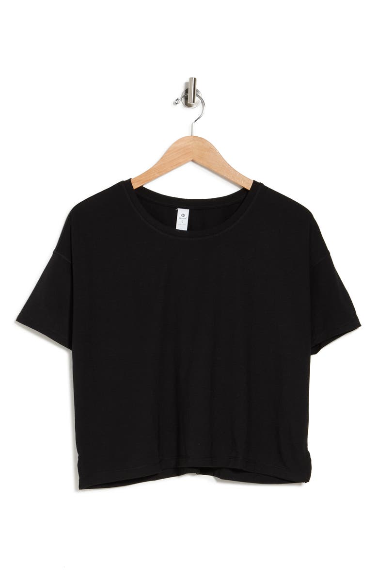 90 DEGREE BY REFLEX Oversized Boxy Crop T-Shirt, Alternate, color,