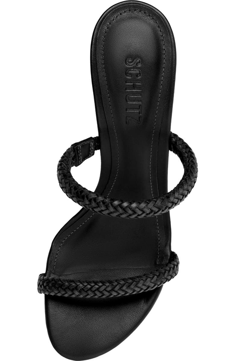 Schutz Taliah Woven Strap Slide Sandal, Alternate, color,