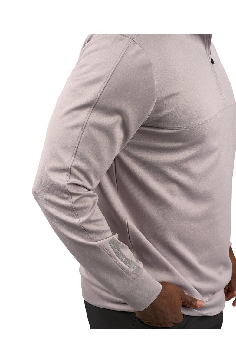 Black Clover Cross Q-Zip, Alternate, color, Light Grey