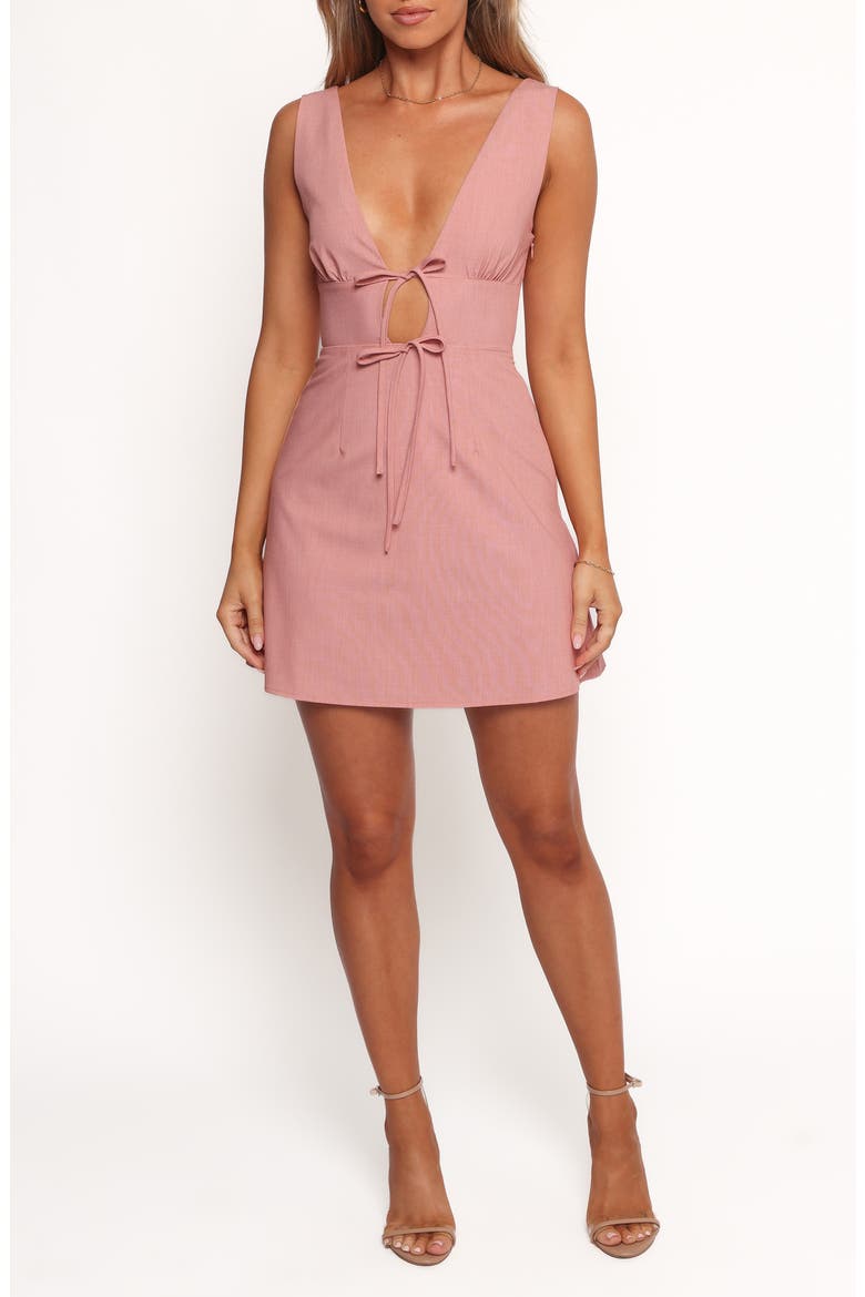 Geraldine Sleeveless Minidress, Main, color, PINK