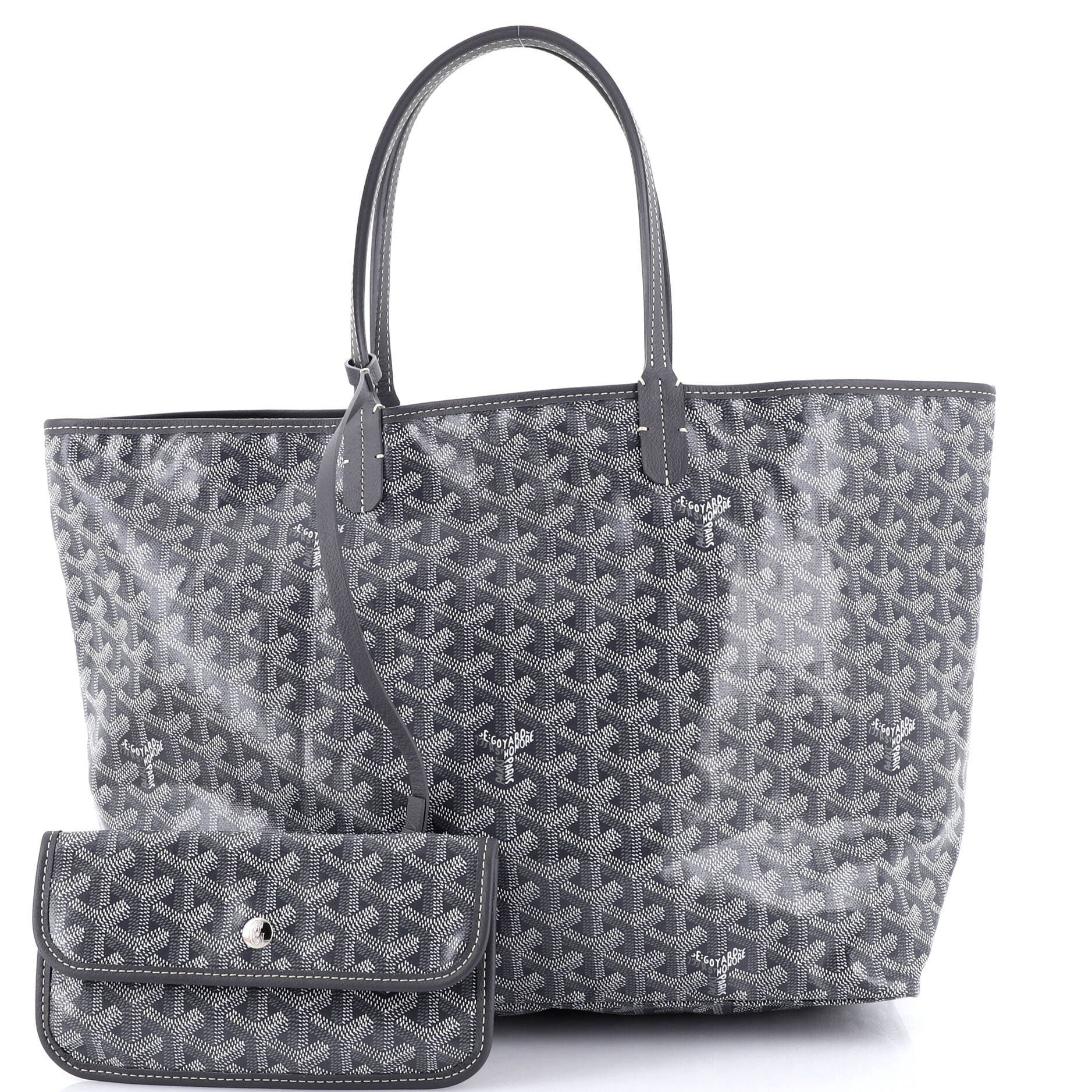 Pre-Owned Goyard Saint Louis Tote Coated Canvas PM, Alternate, color, 