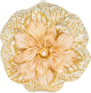 JUDITH LEIBER COUTURE Magnolia Crystal Minaudière