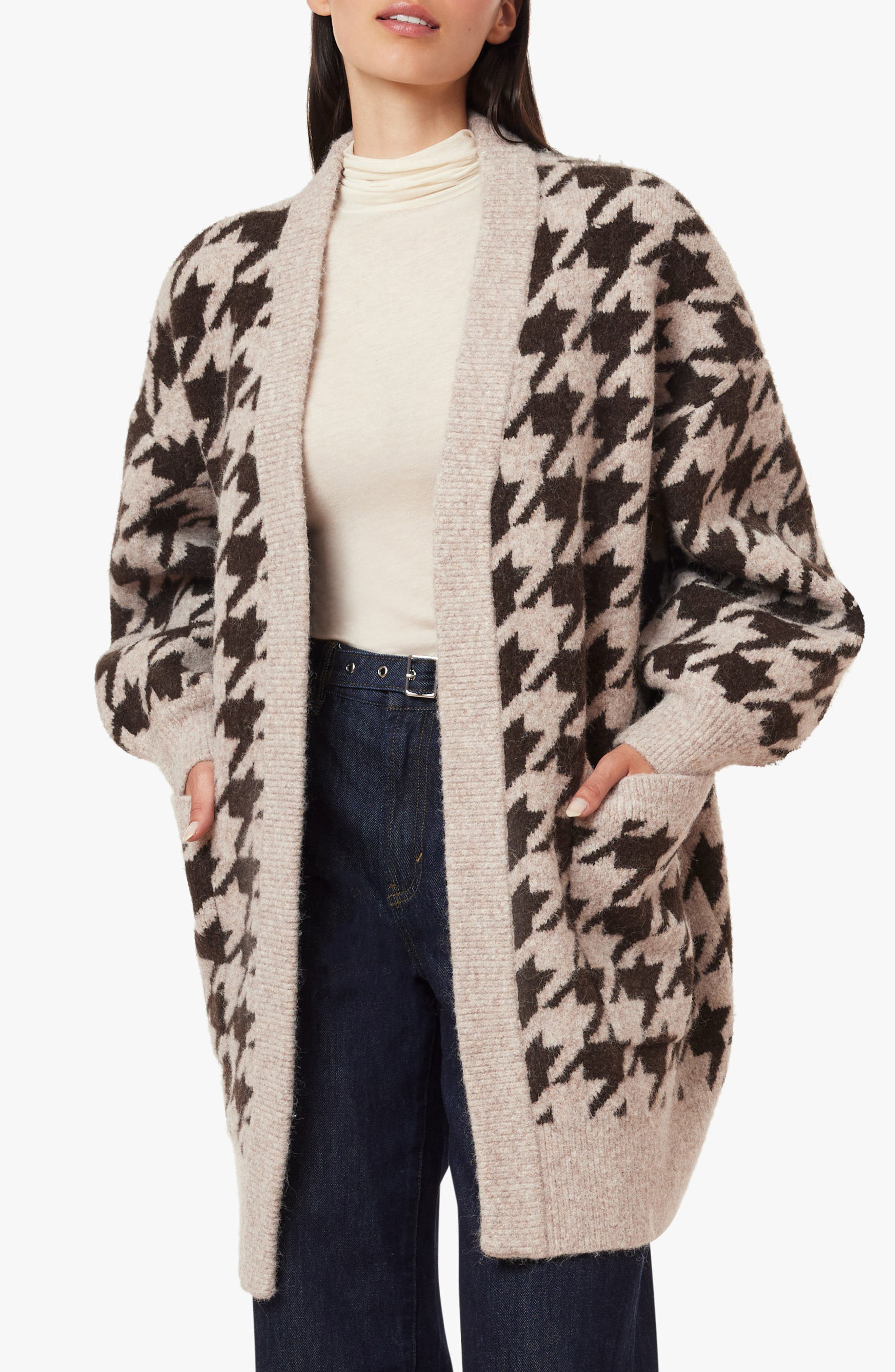 selected TAUPE HOUNDSTOOTH