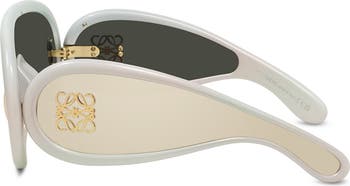 Anagram 140mm Mirrored Shield Sunglasses