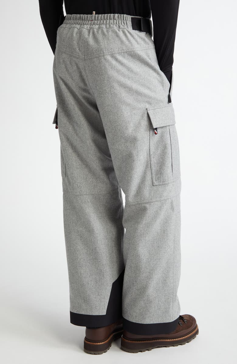 Moncler Grenoble Cargo Ski Trousers, Alternate, color, Grey