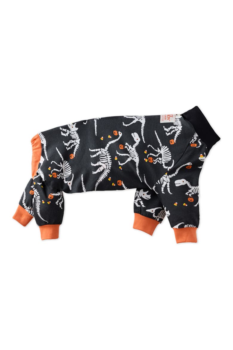 The Ultimate Snooze Organic Cotton Dog Pajamas, Main, color, CANDY SAURUS