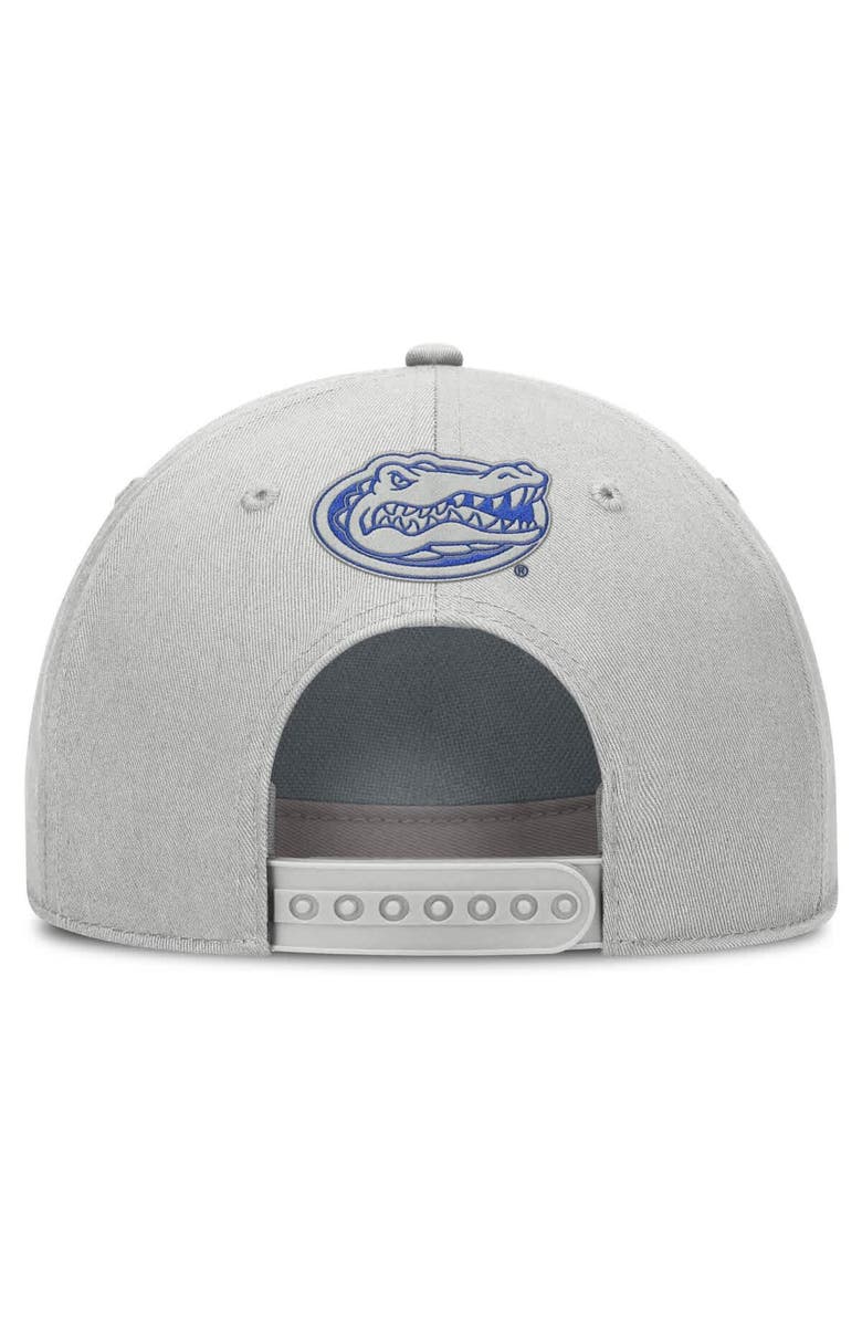 Jordan Brand Men's Jordan Brand Gray Florida Gators 2025 Sideline Dust Pinched Rise Adjustable Hat, Alternate, color, Gray