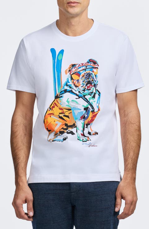 Ski Graham Cotton Graphic T-Shirt