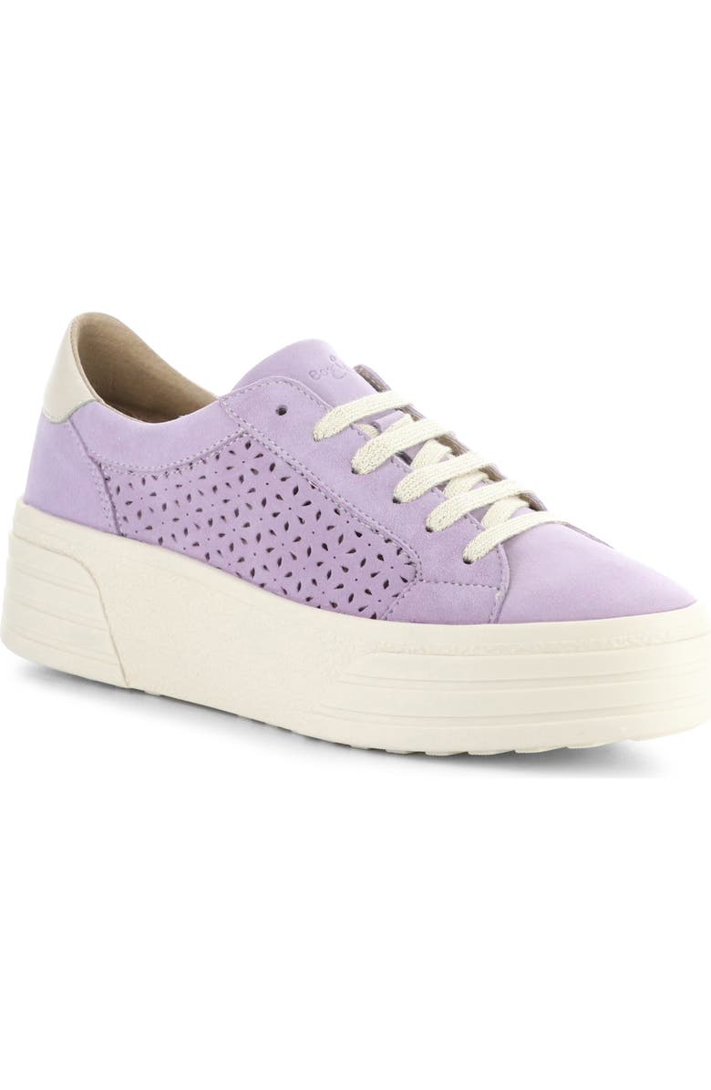 Bos. & Co. Lotta Platform Sneaker, Main, color, Lavender Kid Suede