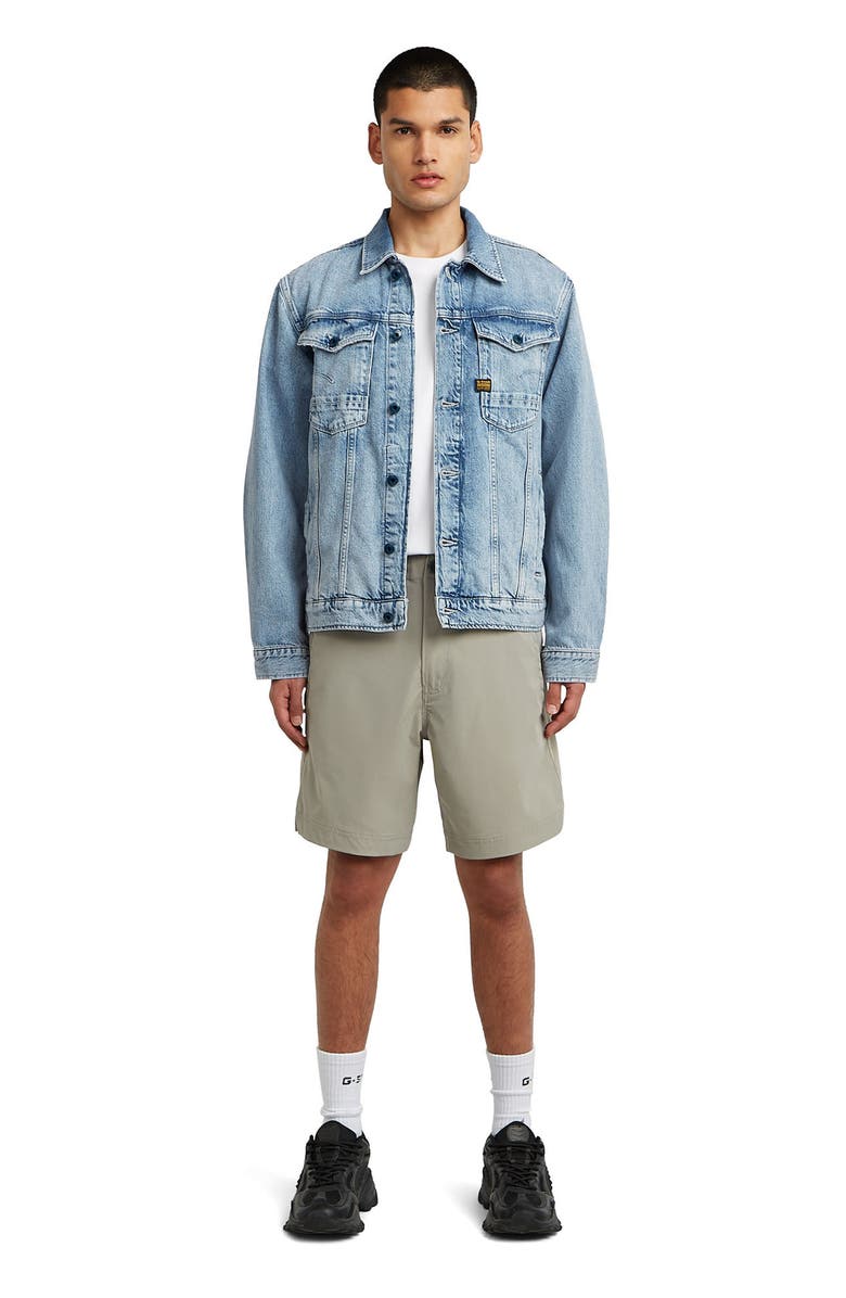 G-STAR Sport Trainer 2.0 Shorts, Alternate, color, Elephant Skin