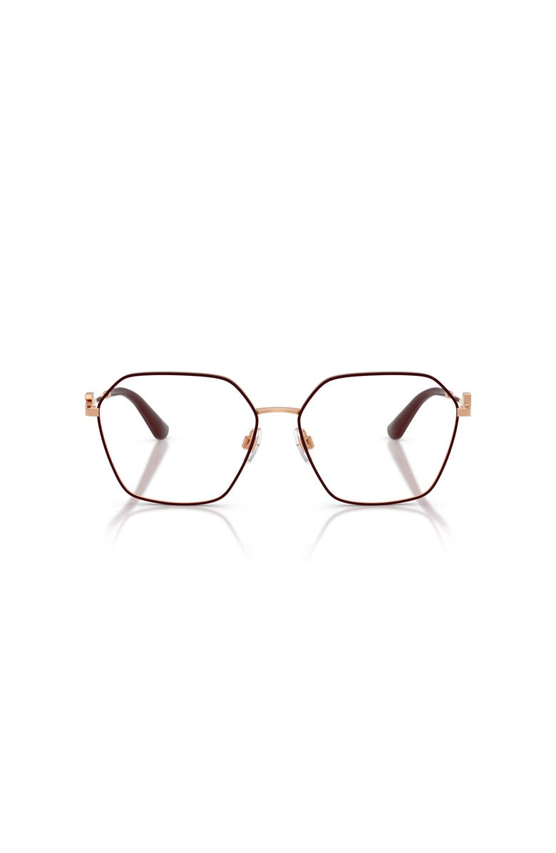 Dolce&Gabbana 56mm Phantos optical glasses, Alternate, color, Copper