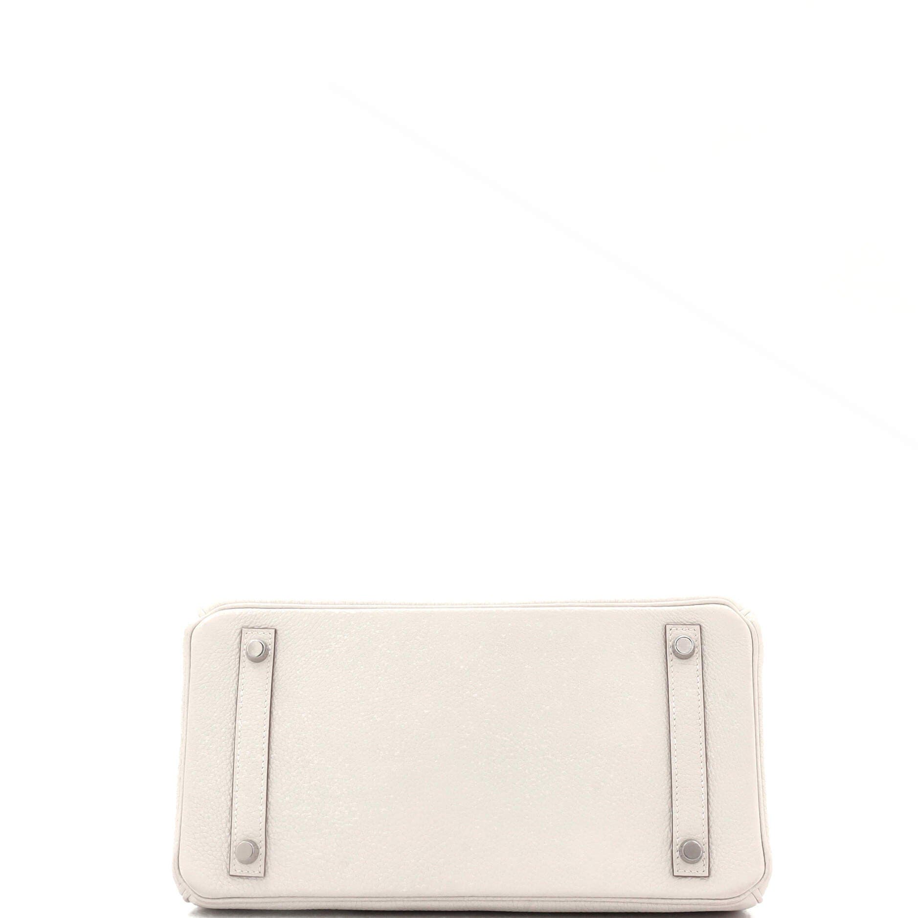 Pre-Owned Hermes Birkin Handbag Light Togo with Palladium Hardware 30, Alternate, color, 