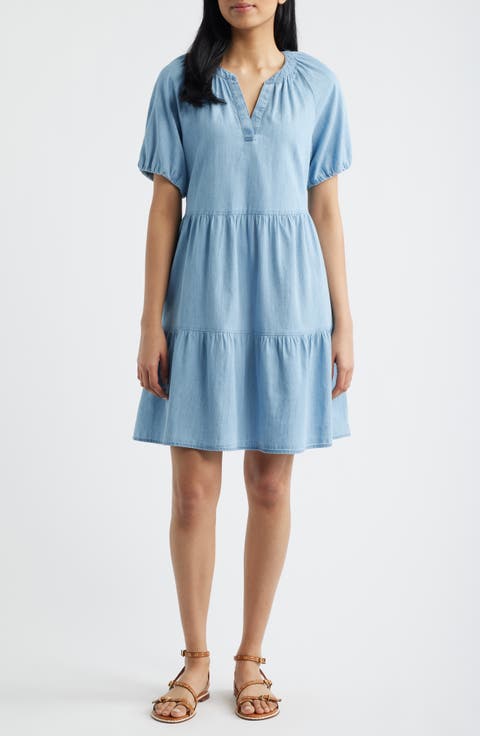Kendra Tiered Cotton Dress