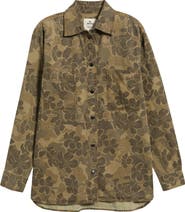Rip Curl Paradise Camo Cotton Button-Up Shirt