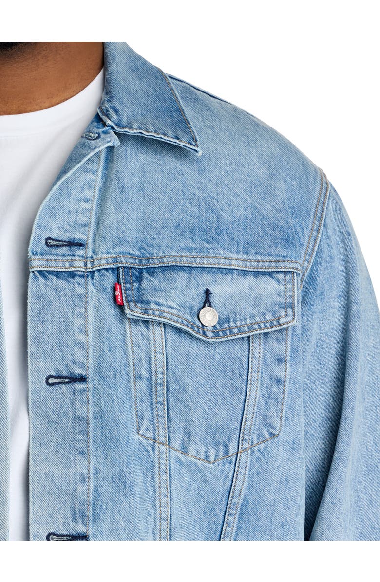 Levi's Big & Tall  Trucker Jacket, Alternate, color, Sun Serf Lightwash