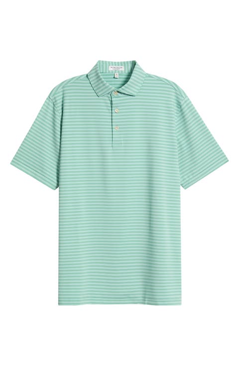 Rawline Stripe Summer Comfort Perfomance Jersey Polo