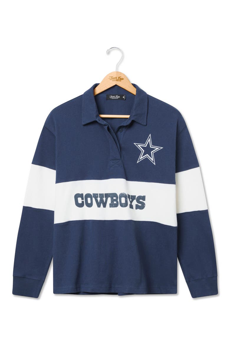 Dallas Cowboys Graphic Rugby Shirt, Main, color, TRUE NAVY