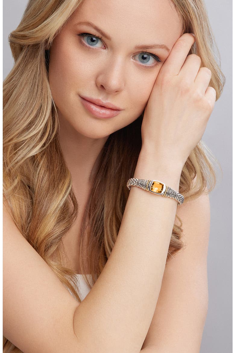 Rittenhouse Semiprecious Stone Bracelet, Alternate, color, CITRINE