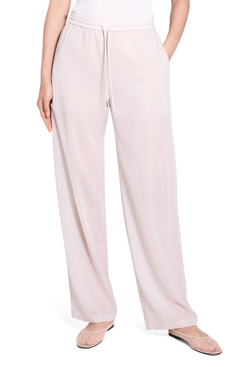Wool Blend Drawstring Pants, Main, color, SAND