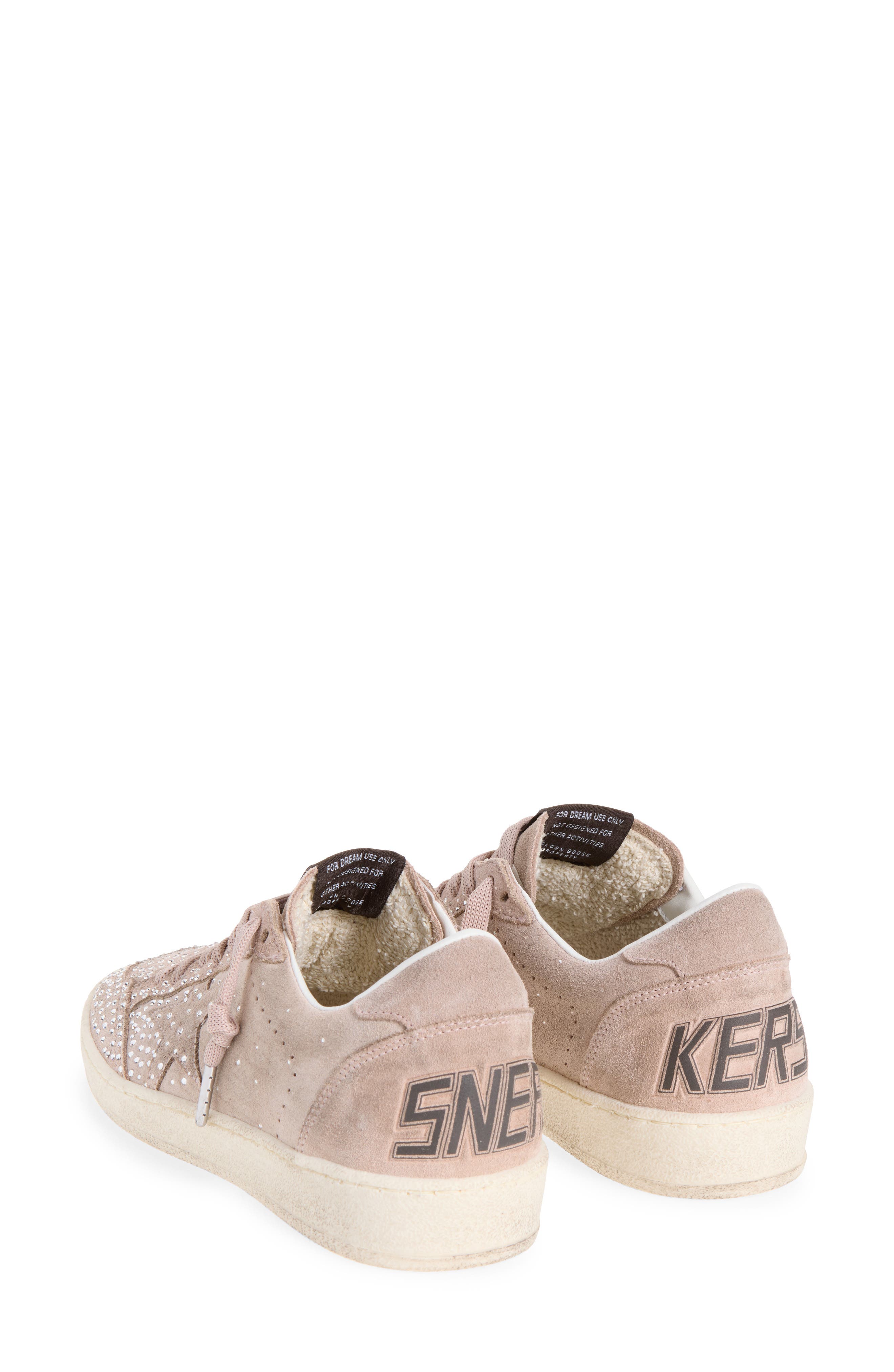 Crystal Ball Star Sneaker, Alternate, color, POWDER PINK