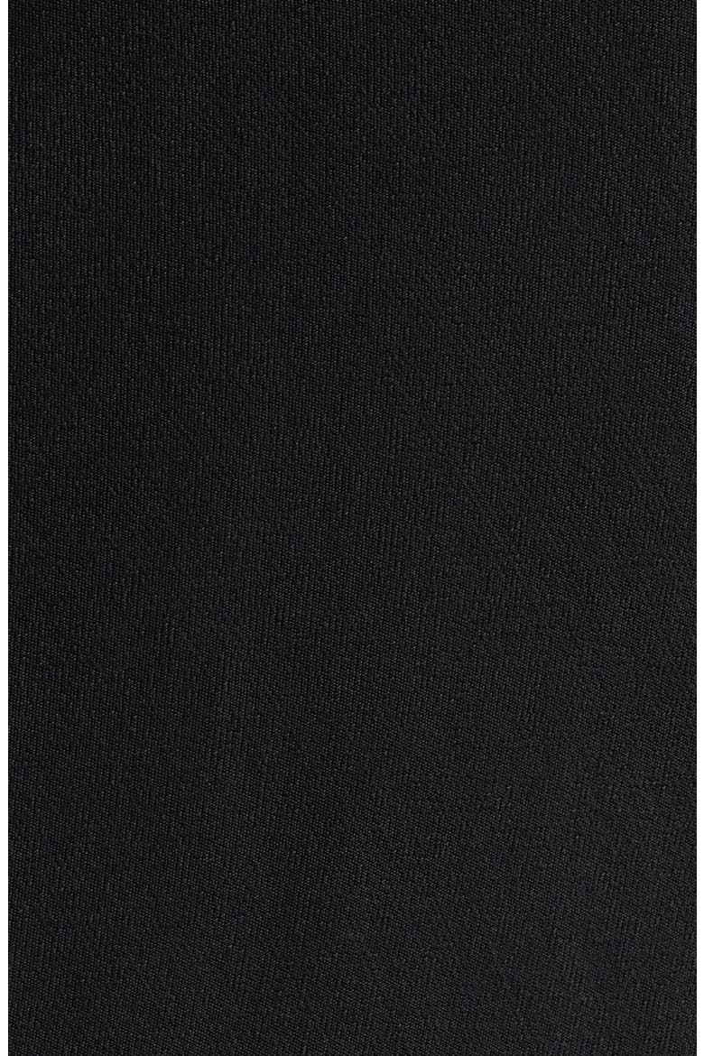 Anya Satin Midi Skirt, Alternate, color, BLACK